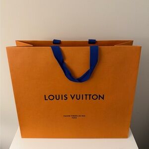 Louis Vuitton Orange Shopping Bag